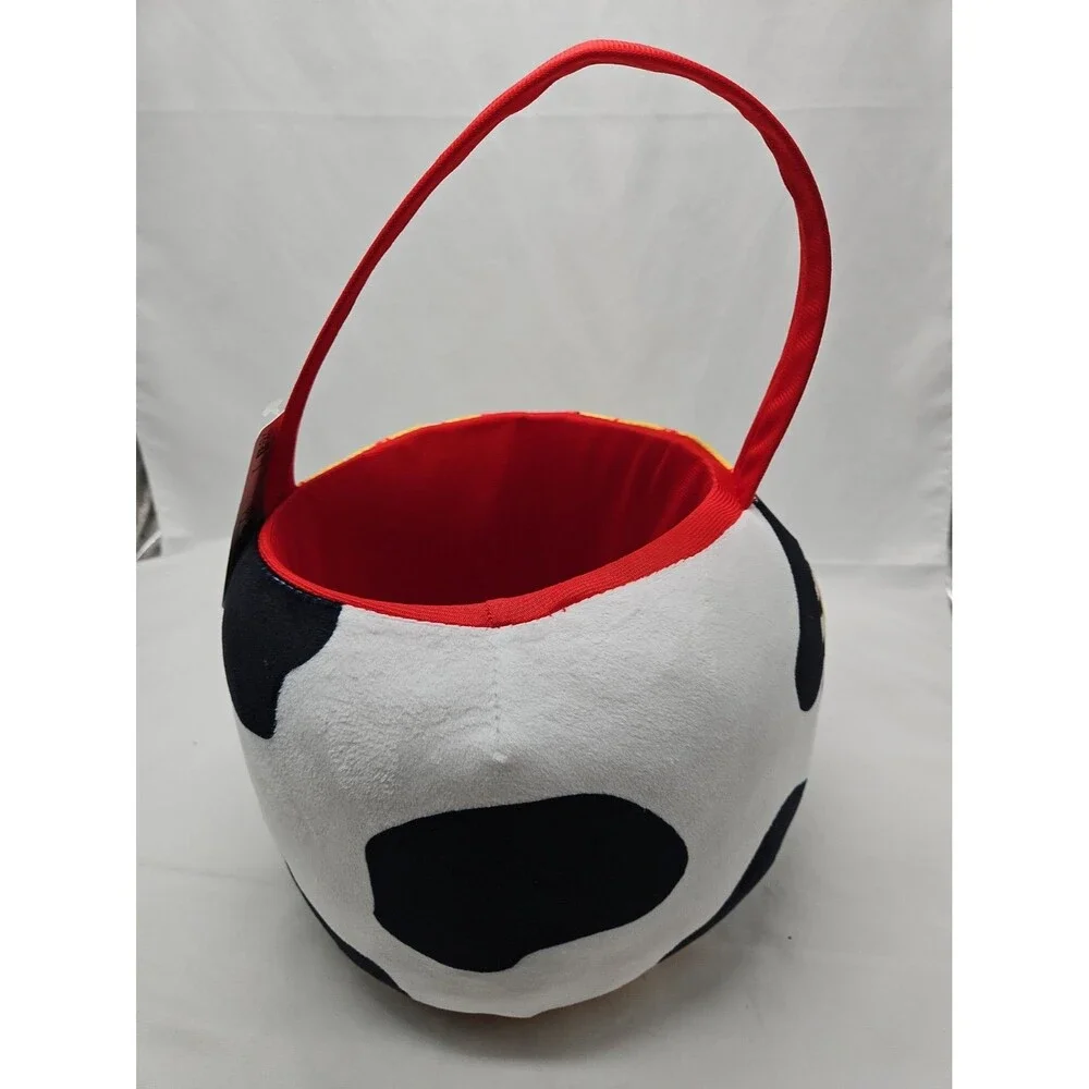 Pixar Toy Story Woody Plush Basket w/ Handle Round Multicolor Halloween